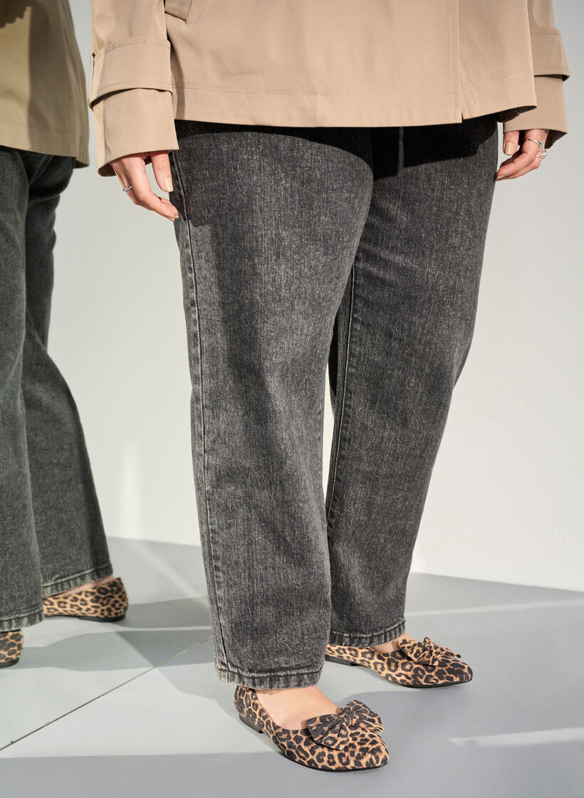 Extra-Weite - Ballerina-Pumps mit Schleife, Braun, Image image number 0