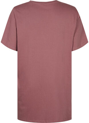 Oversize Schlaf-T-Shirt aus Bio-Baumwolle, Rose Brown W. Relax , Packshot image number 1