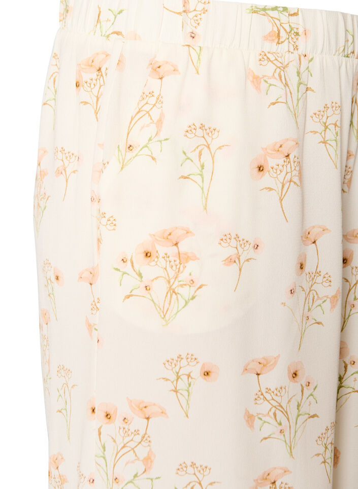 Culotte-Hose mit Print, Vanille, Packshot image number 2