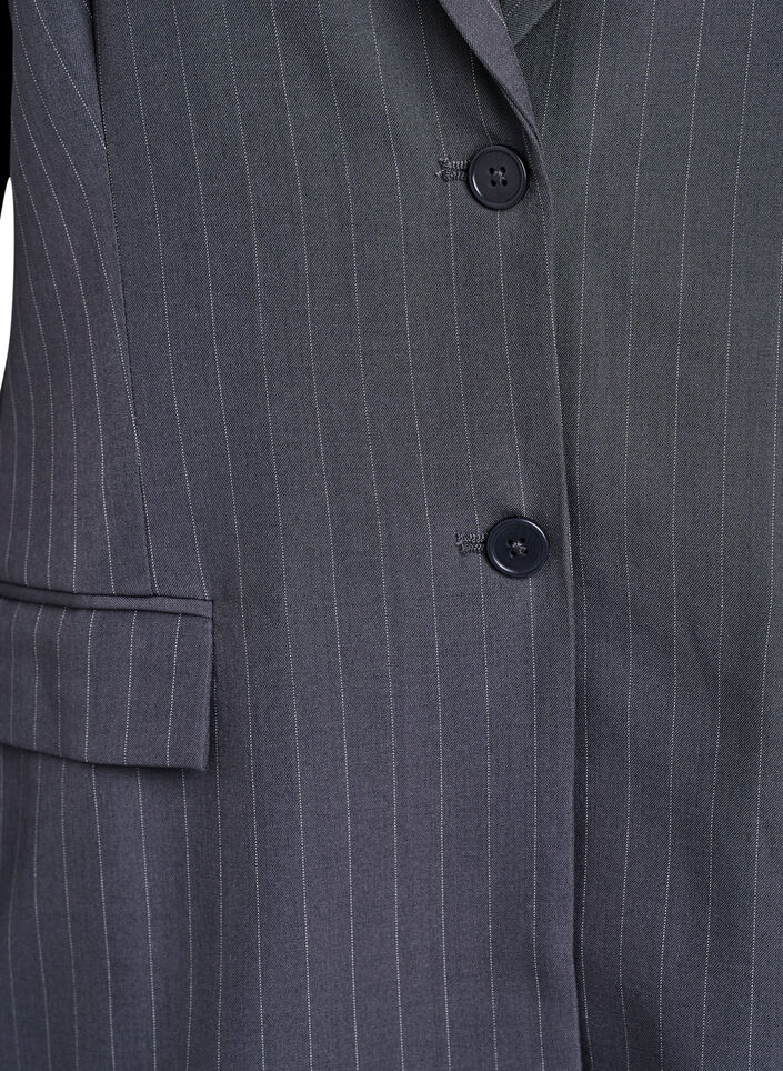 FLASH - Blazer mit Taschen und Schlitzen, Grau, Packshot image number 2