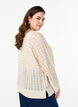 Strickjacke mit Lochmuster und Wellenlinien, Birch w. Simply T., Model image number 1