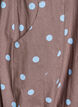 Kurz&auml;rmliges Baumwollkleid mit Aufdruck, Blau, Packshot image number 3