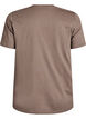 Basic-T-Shirt aus Baumwolle mit Rundhalsausschnitt, Braun, Packshot image number 1