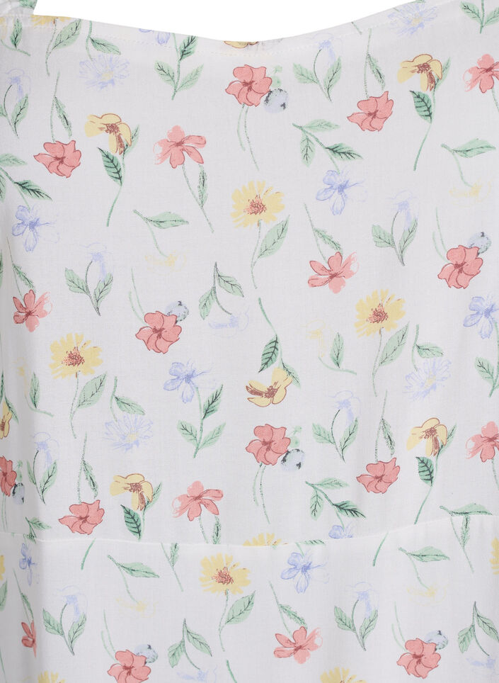 Sommerkleid mit breiten Tr&auml;gern, Wei&szlig;, Packshot image number 2