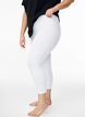 Basic 3/4-Leggings aus Viskose, Wei&szlig;, Model image number 0