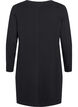 Strickkleid aus Baumwoll-Viskose-Mischung, Schwarz, Packshot image number 1