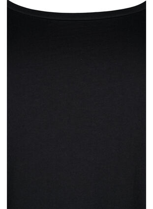 2er-Pack Basic-Bluse aus Baumwolle, Paisley Purple/Black, Packshot image number 3