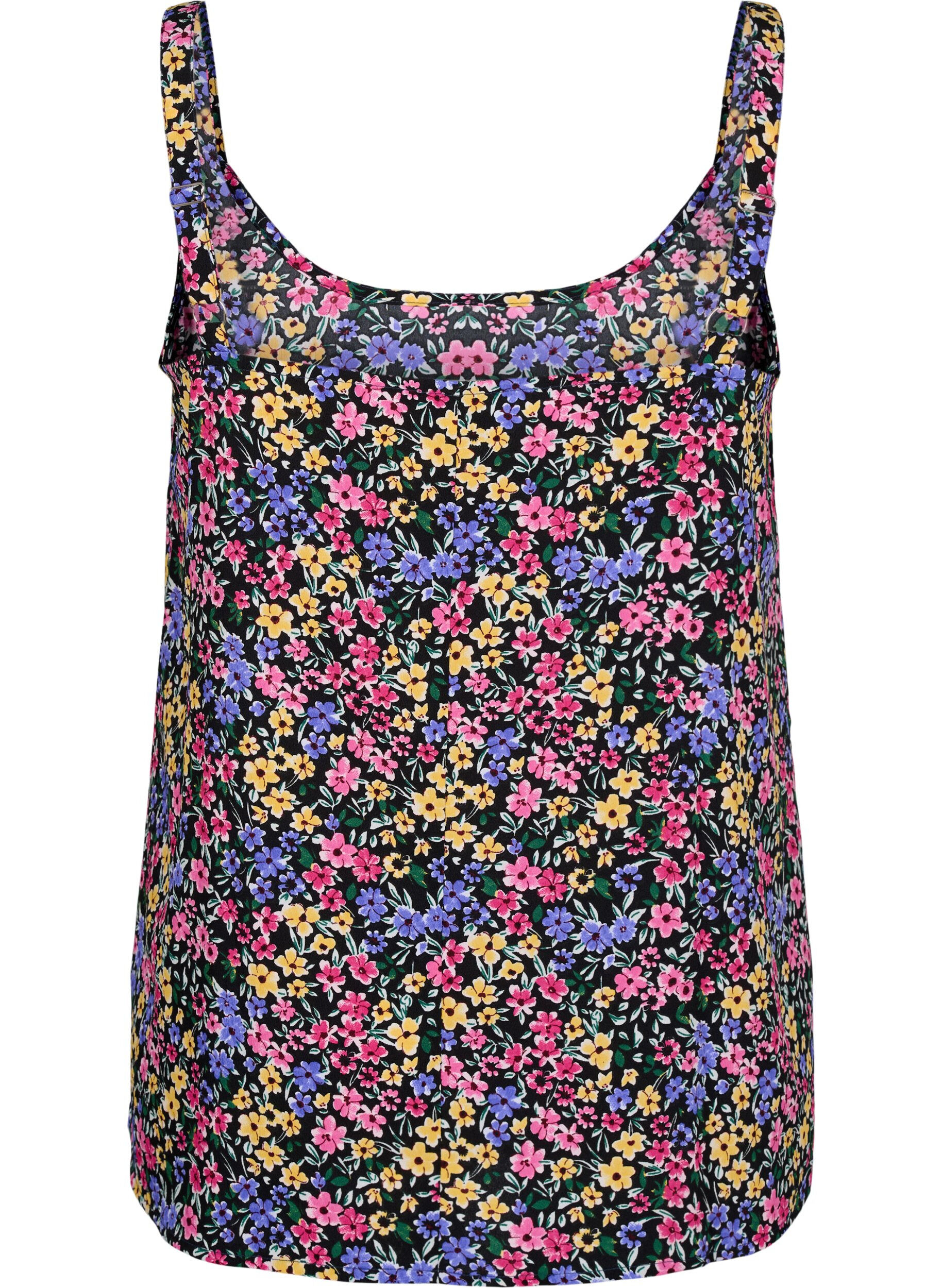 Zizzi FLASH - Top mit Print, Multi Flower, Packshot image number 1