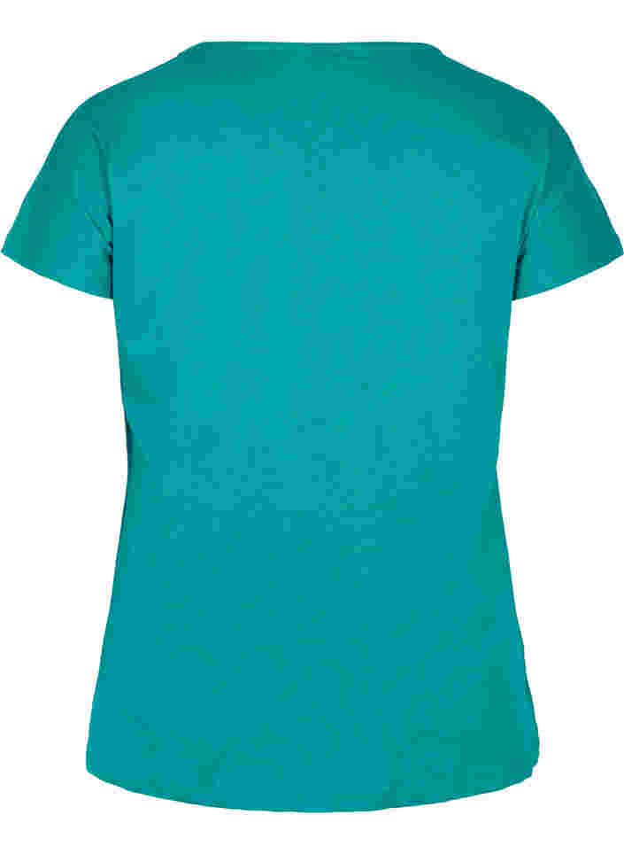 Lockeres kurzärmeliges Baumwoll-T-Shirt, Parasailing Renewed, Packshot image number 1