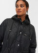 Leichte Steppjacke mit Kapuze, Black, Model image number 2
