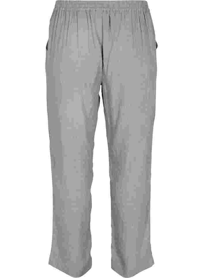 Klassische Hose mit Taschen, Grey Melange, Packshot image number 1