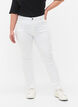 Slim Fit Emily Jeans mit normaler Taillenh&ouml;he, Wei&szlig;, Model image number 2