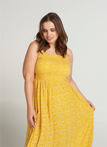Kleid , Yellow Branch, Model image number 0