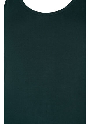 Einfarbiges basic Top aus Baumwolle, Scarab, Packshot image number 2