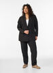Klassischer Blazer mit Knopfverschluss, Schwarz, Model image number 1