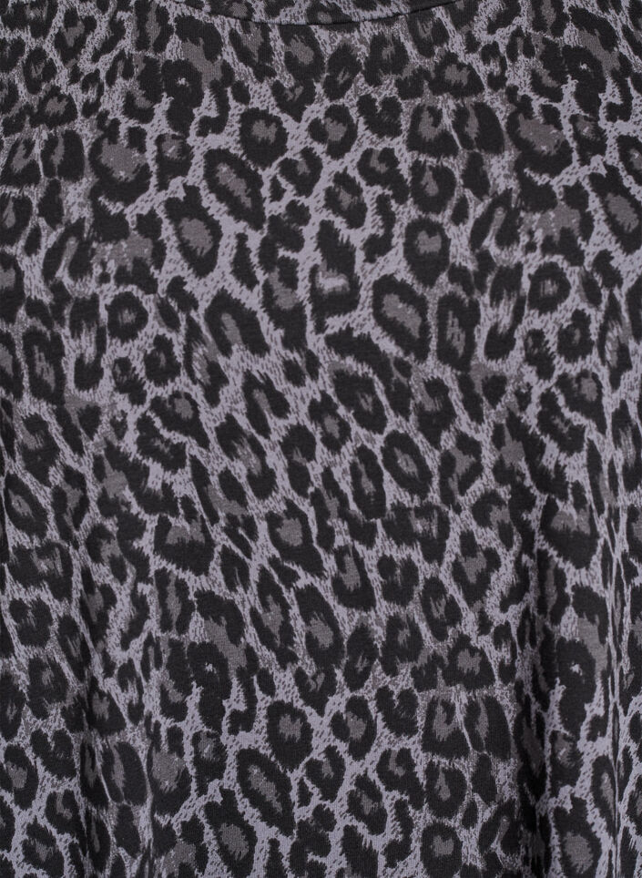 Kurzes T-Shirt Kleid aus Baumwolljersey, Grau, Packshot image number 2