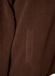 Teddyjacke mit Details aus Lochstickerei und hohem Kragen, Braun, Packshot image number 3