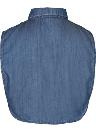 Einzelner Hemdkragen aus Lyocell, Blue Denim , Packshot image number 1