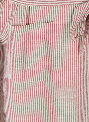 Gestreiftes Hemdkleid aus Baumwolle mit Taschen, Dry Rose Stripe, Packshot image number 3