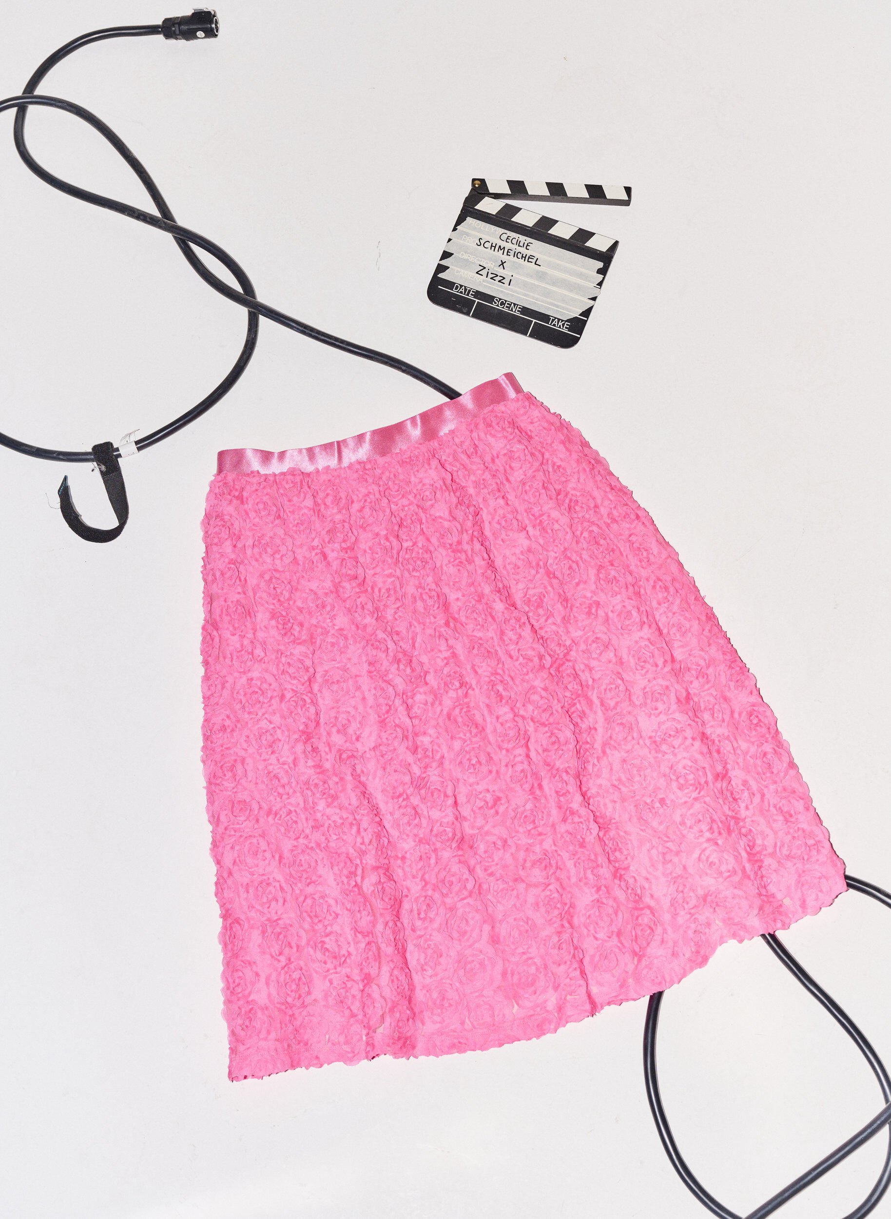 Zizzi Midi-Rock mit 3D-Blumen, Dianthus, Image image number 0