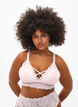 Bralette mit String-Detail und weicher Polsterung, Peach Blush, Model image number 0