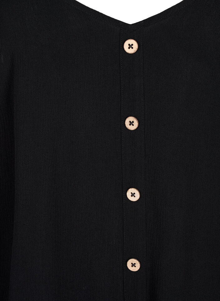 Viskose-Top mit schmalen Trägern, Black, Packshot image number 2