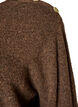 Strickbluse mit Knopfleiste, Braun, Packshot image number 2