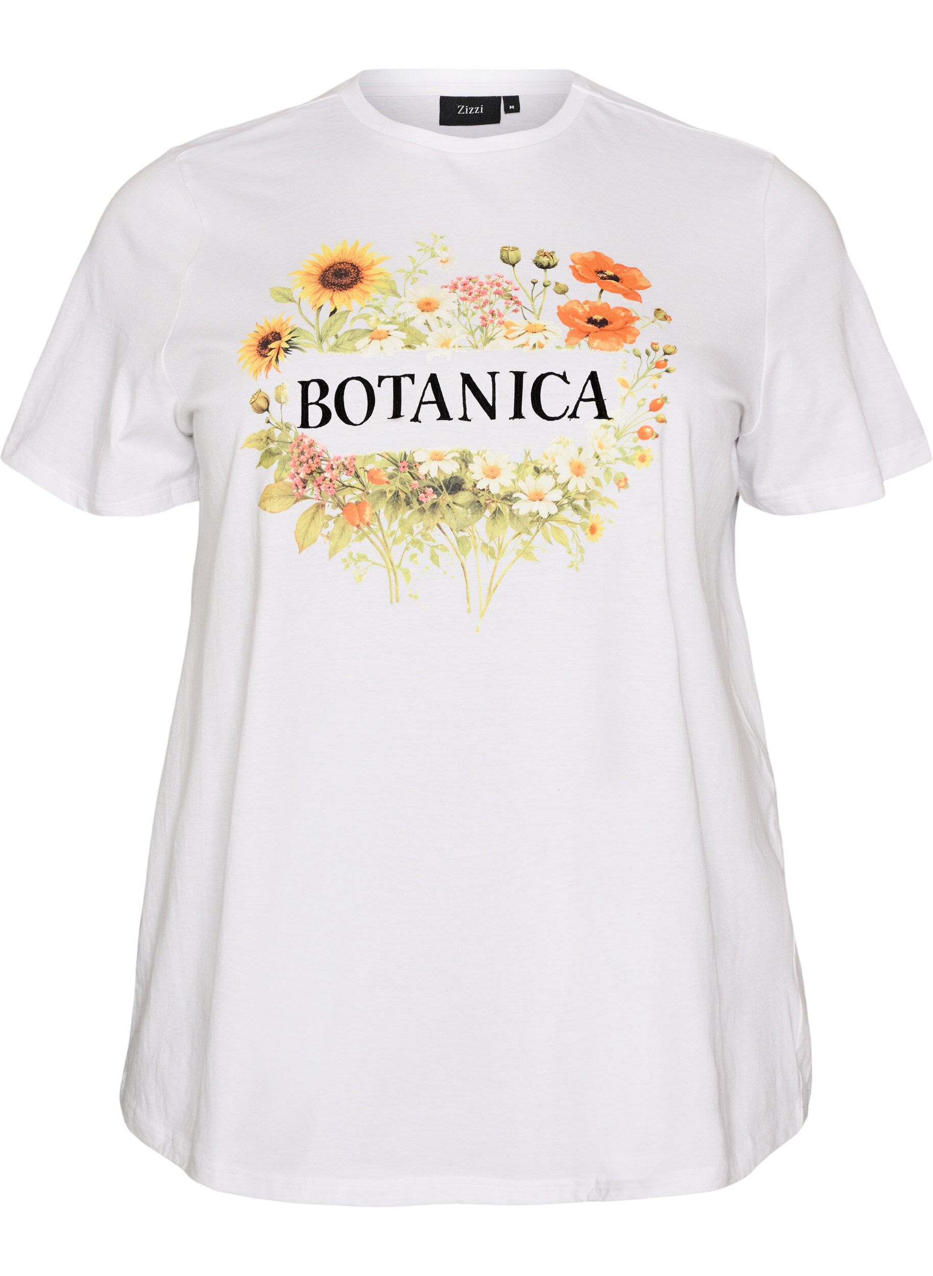 T-Shirt aus Bio-Baumwolle mit Frontprint