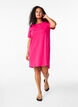 T-Shirt-Kleid aus Baumwolle, Bright Rose, Model image number 2