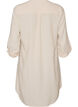 Lange Bluse aus Leinen und Viskose, Beige, Packshot image number 1