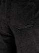 Hoch taillierte Cordhose mit weiten Beinen, Schwarz, Packshot image number 3