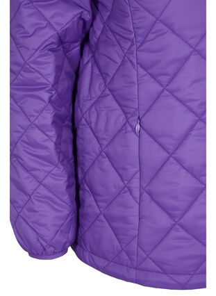 Gesteppte Leichtgewichtsjacke mit Reißverschluss und Taschen, Ultra Violet, Model image number 2