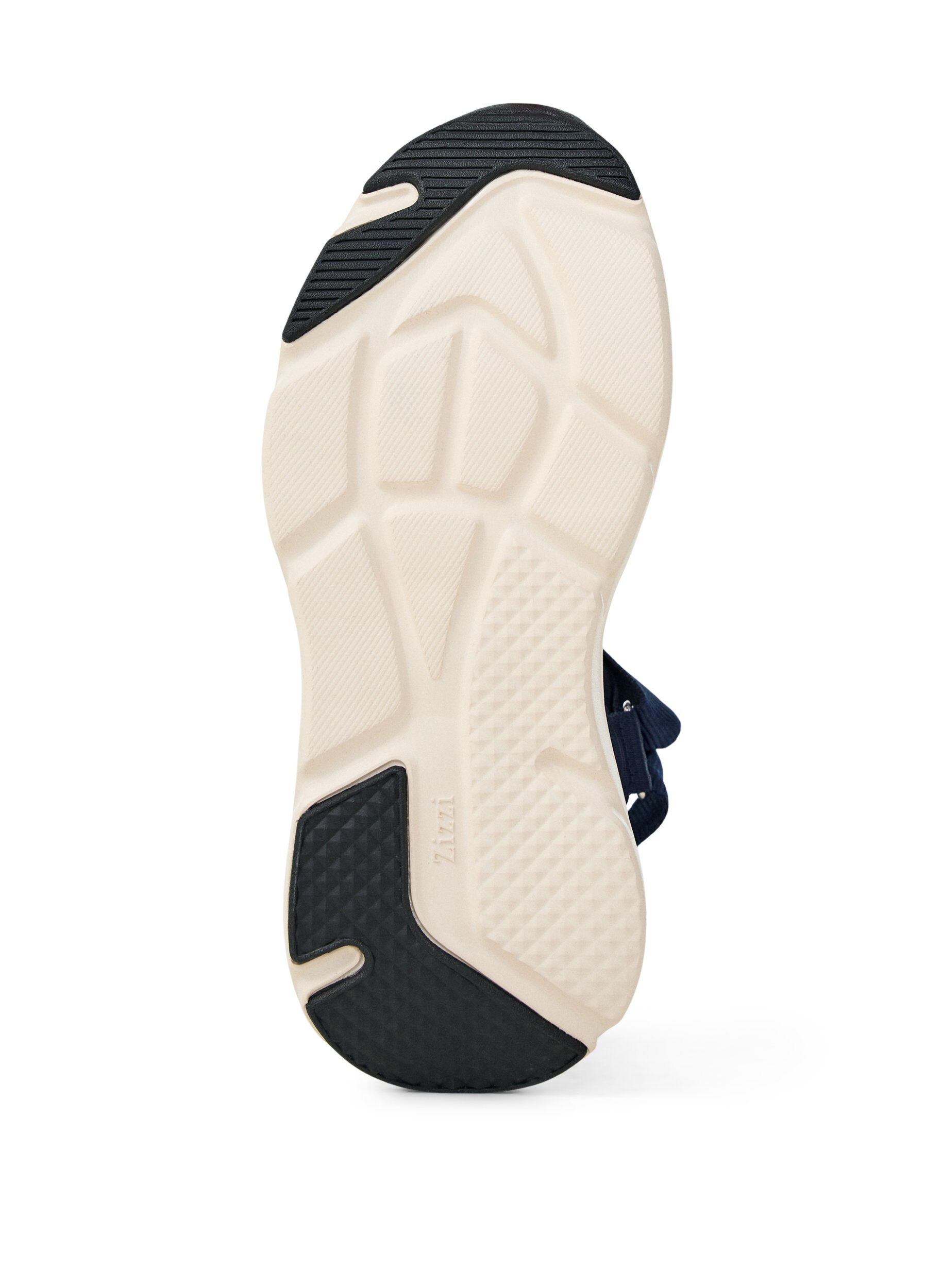 ZizziBequeme Sandale mit Klettverschluss und Fu&szlig;gew&ouml;lbest&uuml;tze, Blau, Packshot image number 4