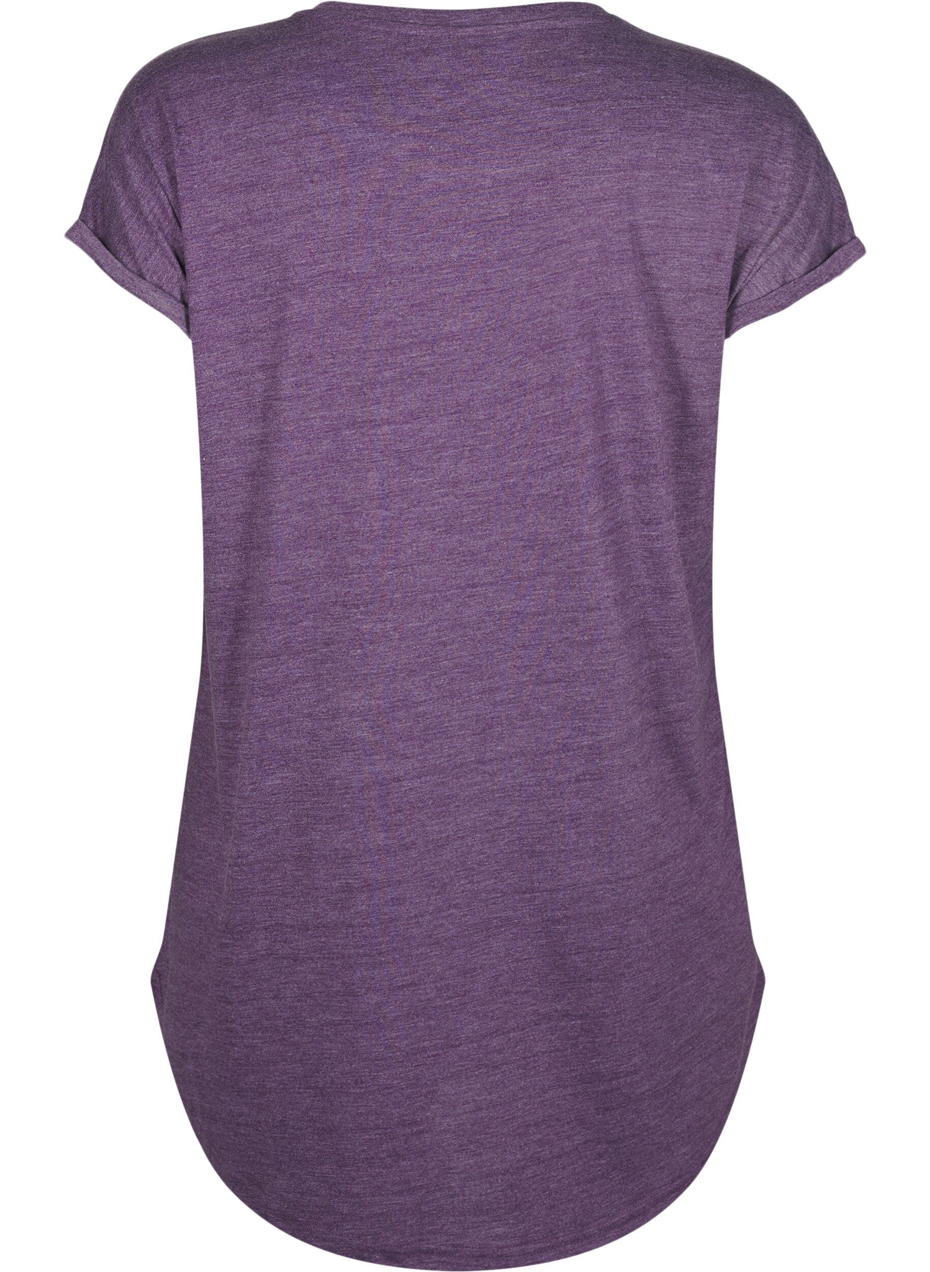 Zizzi Kurz&auml;rmliges Nachthemd mit Textdruck, , Packshot image number 1