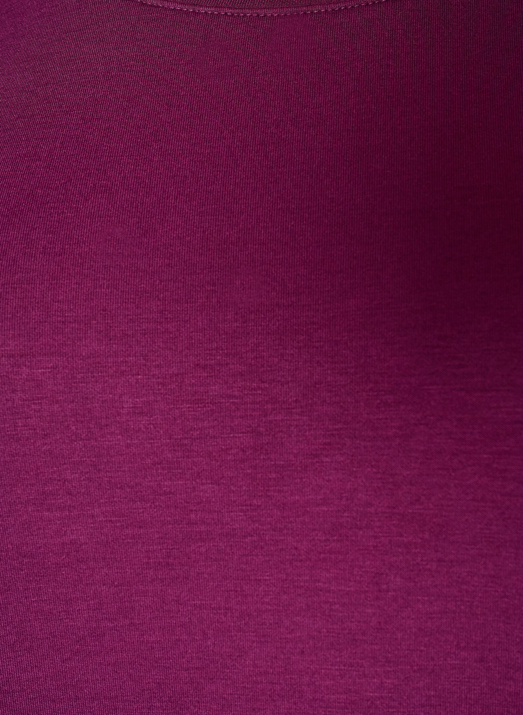 ZizziLang&auml;rmelige Bluse aus Jersey mit Rundhalsausschnitt, Lila, Packshot image number 2