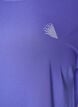 Einfarbiges Trainings-T-Shirt, Blau, Packshot image number 2