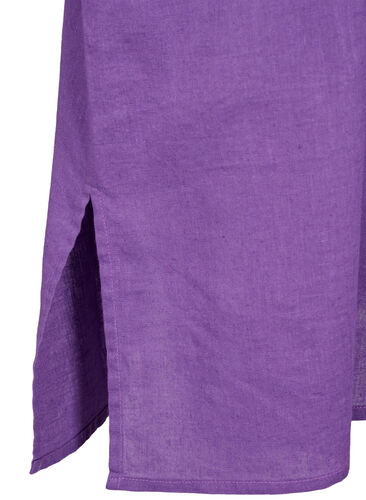 Hemdkleid mit langen Ärmeln, Deep Lavender, Packshot image number 3