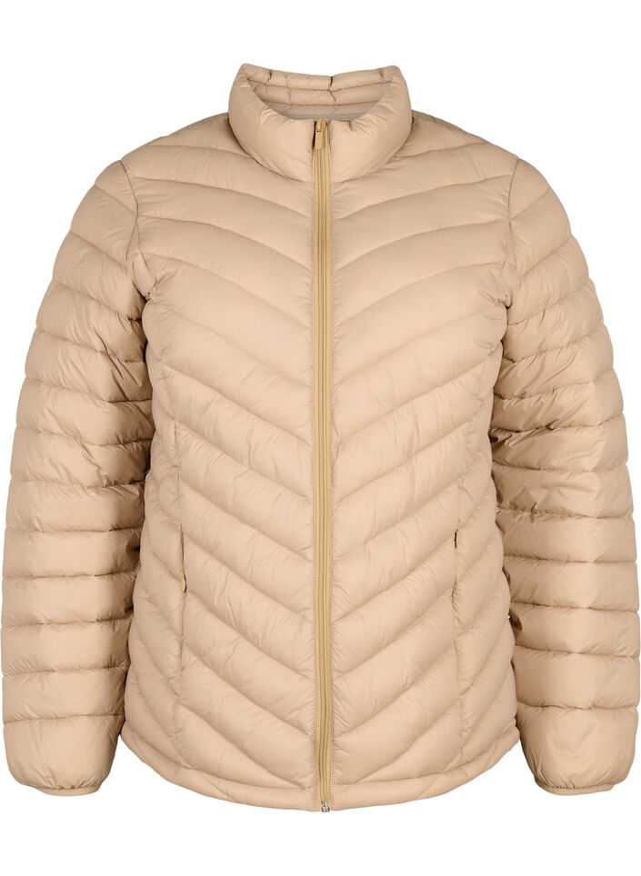 Leichte Jacke mit Taschen, Braun, Packshot image number 0