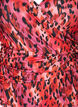 Badeanzug mit Print und Wickeleffekt, Red Leopard AOP, Packshot image number 2