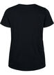 Sport-T-Shirt aus Baumwolle mit Aufdruck, Black w. Playstyle, Packshot image number 1