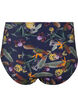 Hochtaillierte Bikini-Hose mit Blumenprint, Night Sky Flower, Packshot image number 1