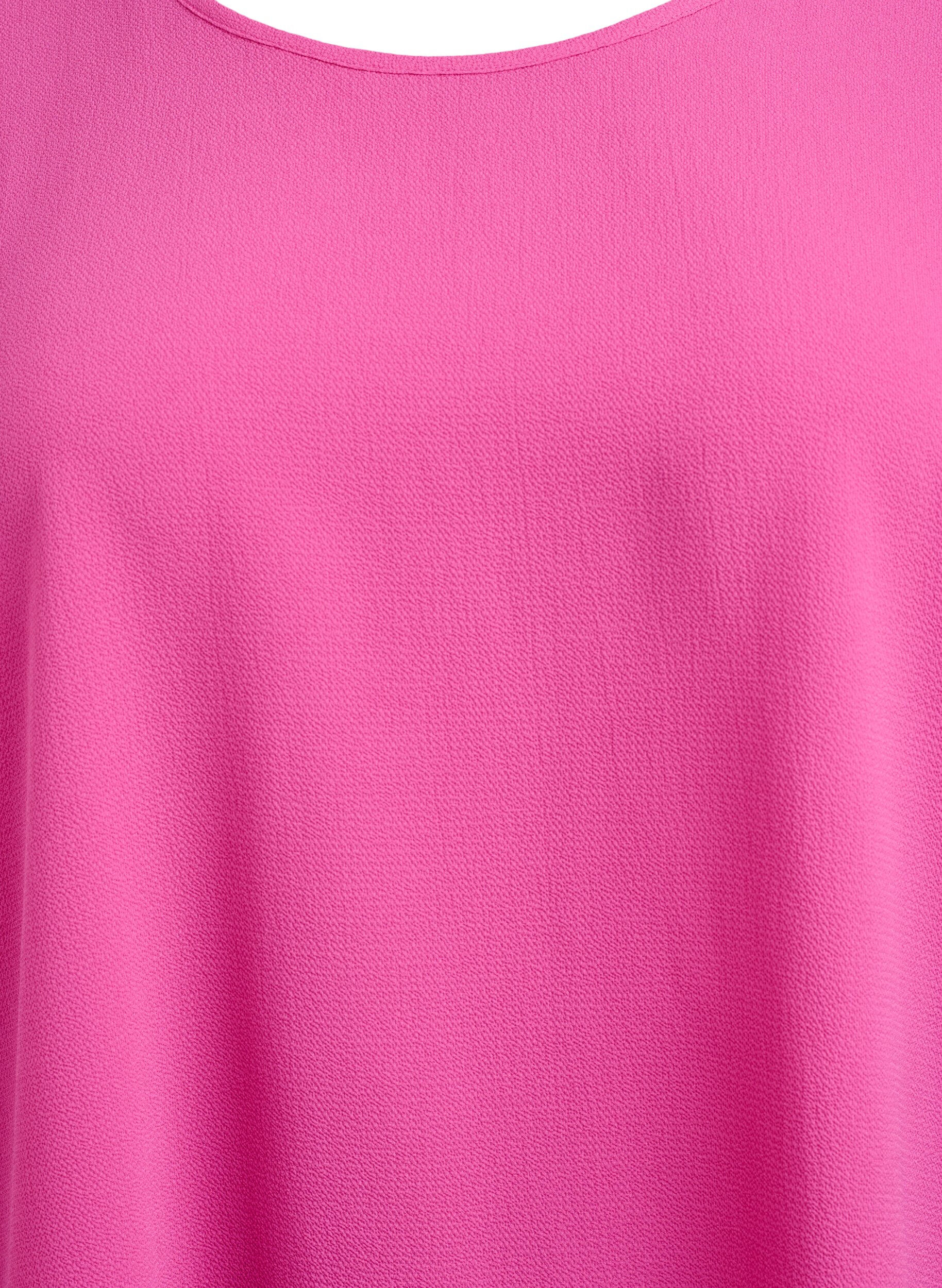 ZizziBluse mit kurzen &Auml;rmeln und einem Rundhalsausschnitt, Rot, Packshot image number 2