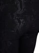 Slim-fit-Hose mit Schlangenmuster, Schwarz, Packshot image number 3