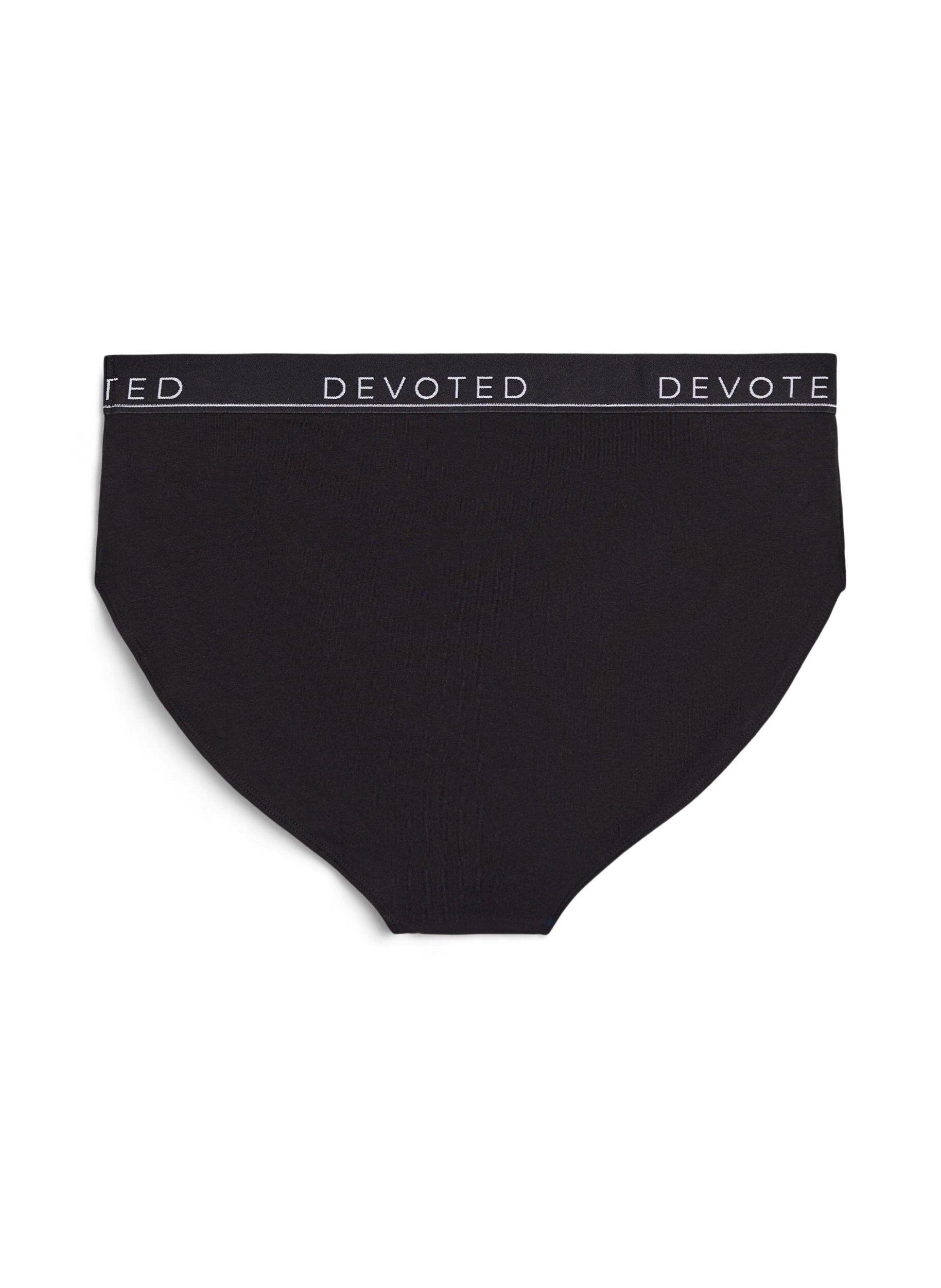 Zizzi Baumwoll-H&ouml;schen mit regul&auml;rer Taille, Schwarz, Packshot image number 1