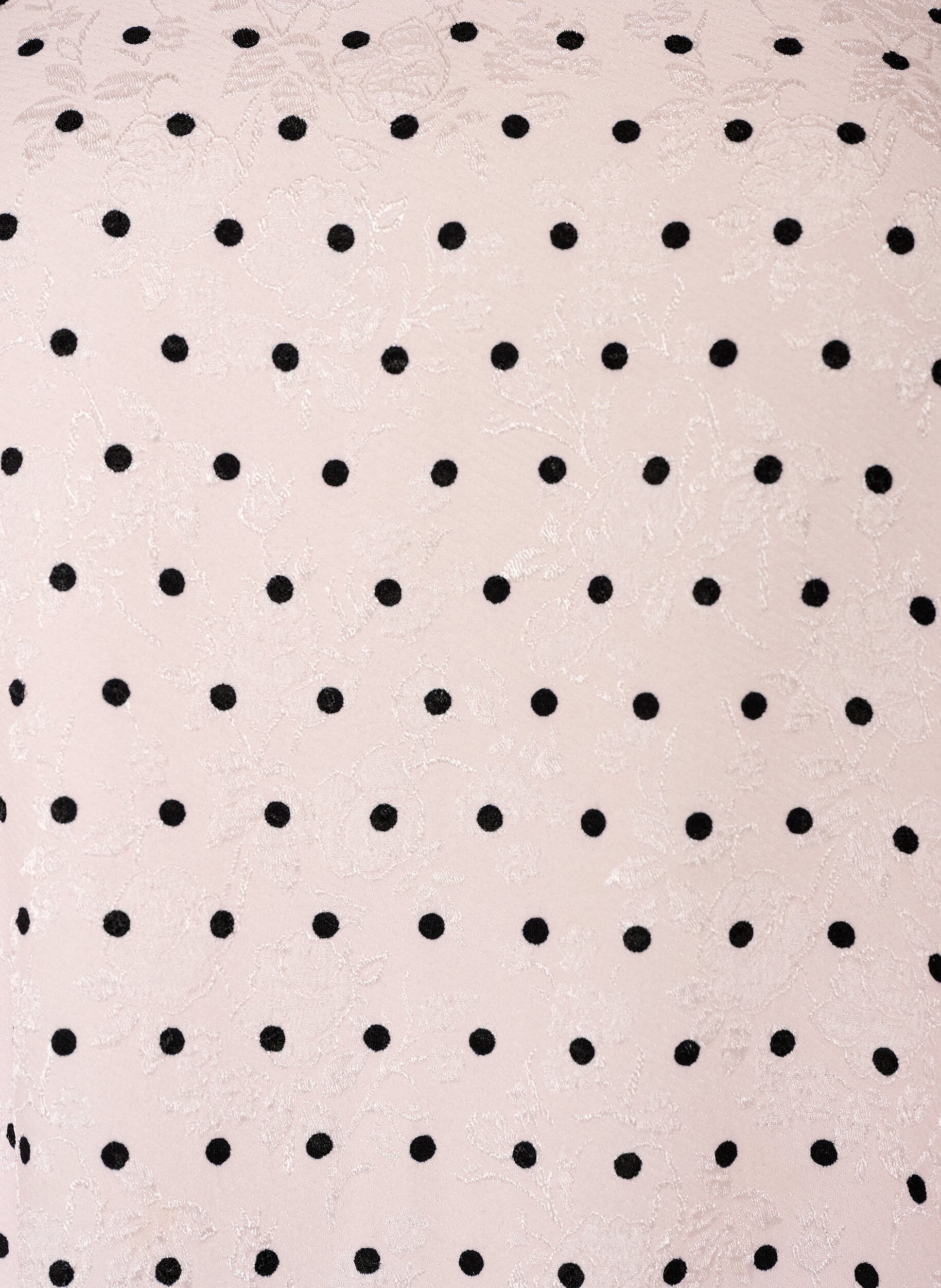 Zizzi A-Linien-Kleid mit Polka Dots und Ballon&auml;rmeln, Pink, Packshot image number 2