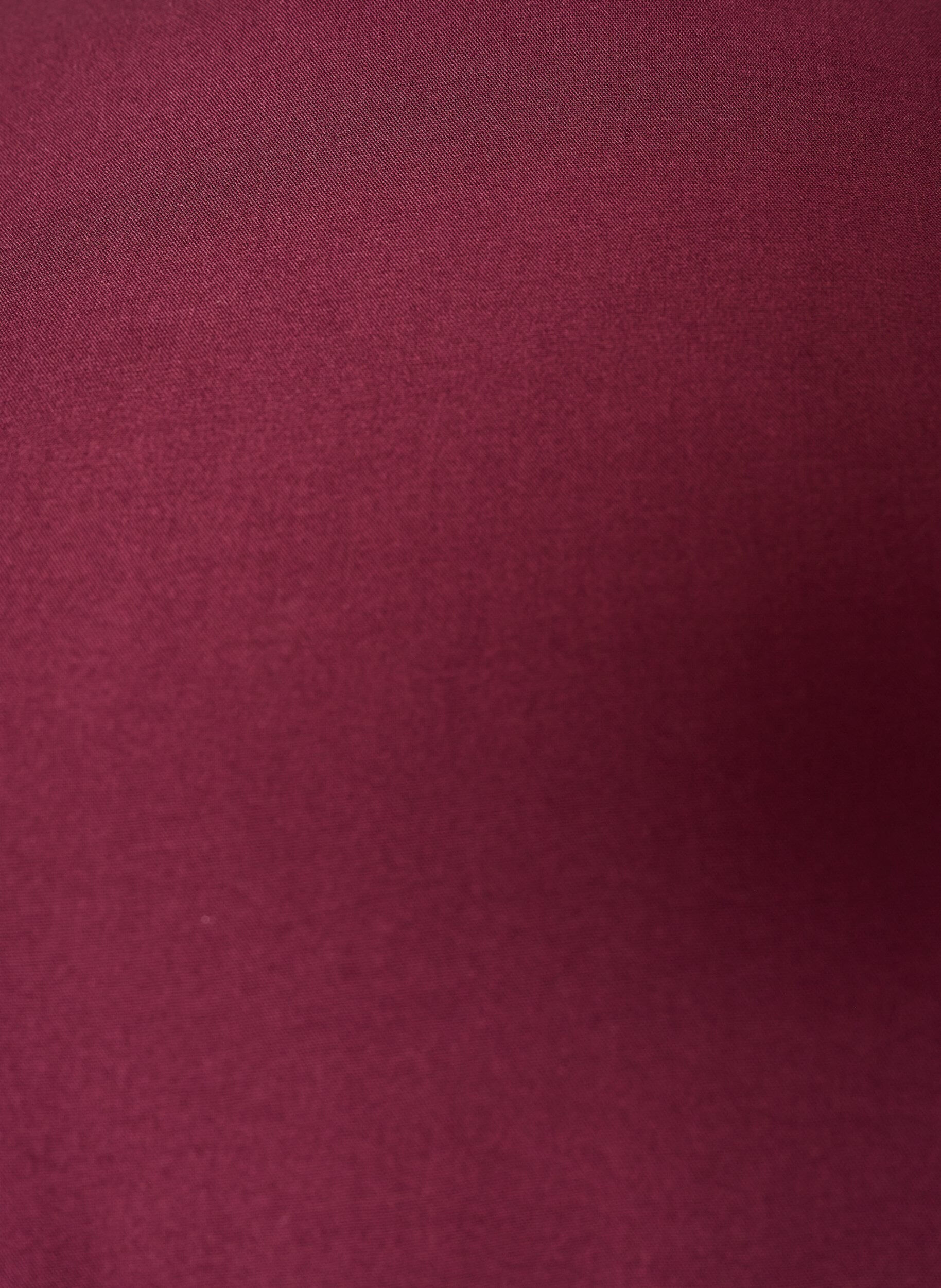 ZizziKurz&auml;rmelige, gewebte Bluse mit Rundhals, Rot, Packshot image number 2