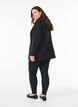 Gemusterte Leggings mit einer normalen Taille, Schwarz, Model image number 2