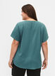 Bluse mit kurzen &Auml;rmeln und Rundhalsausschnitt, Gr&uuml;n, Model image number 2