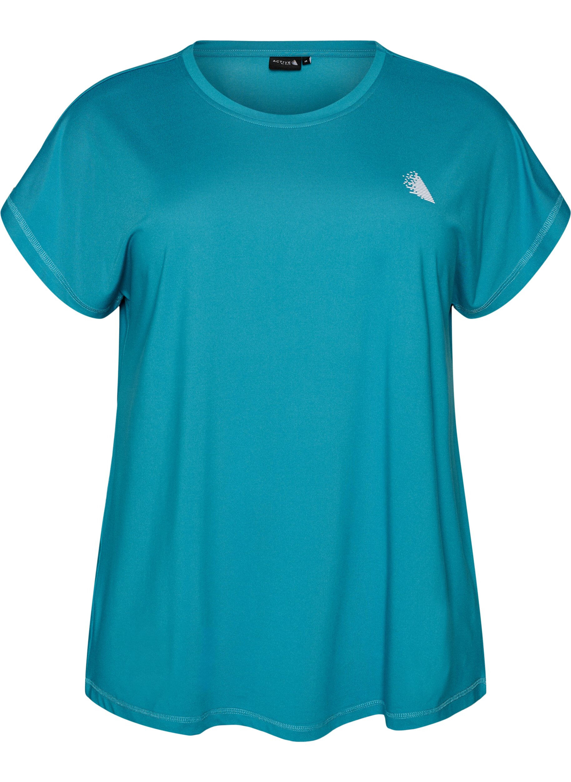 Einfarbiges Trainings-T-Shirt