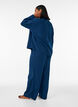 Lockere Pyjamahose aus Baumwoll-Musselin, Blau, Model image number 1